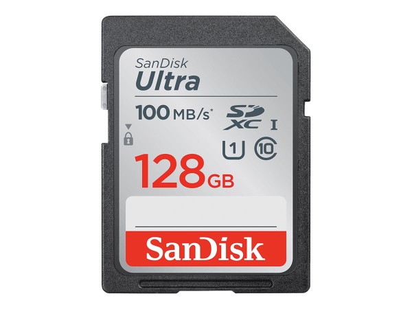 SANDISK Ultra 128GB SDXC Mem Card 100MB