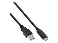 INLINE - USB-Kabel - USB-C (M) bis USB (M) - 0,5 A - 3,0m - Schwarz (35733)