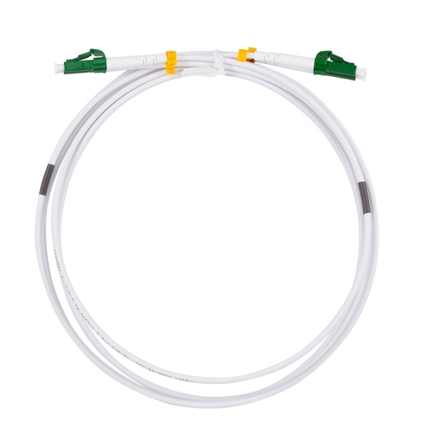 LOGILINK Stahlarmiertes LWL Patchkabel, 2x LC-Duplex, 1,0 m OS2, LWL-Panzerkabel für industrielle An