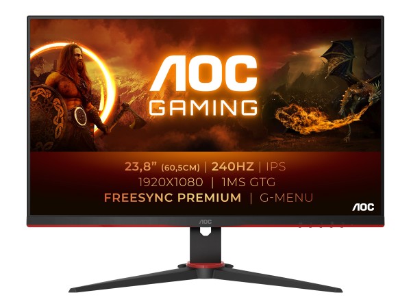 AOC 24G2ZE/BK 60,5cm (23,8")